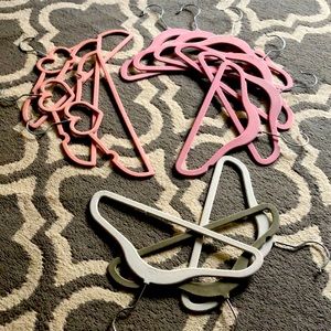Lot of Felt Velvet Coated Hangers